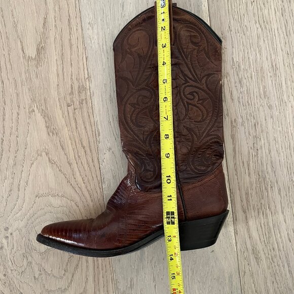 Dan Post Cowboy Boots, Lizard, Size 7M - Picture 8 of 8